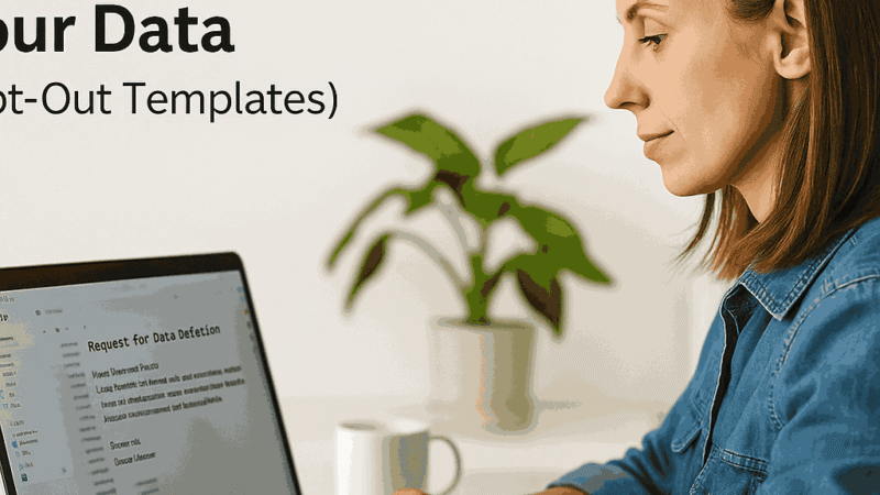 How to Request Companies to Delete Your Data (Opt-Out Templates)