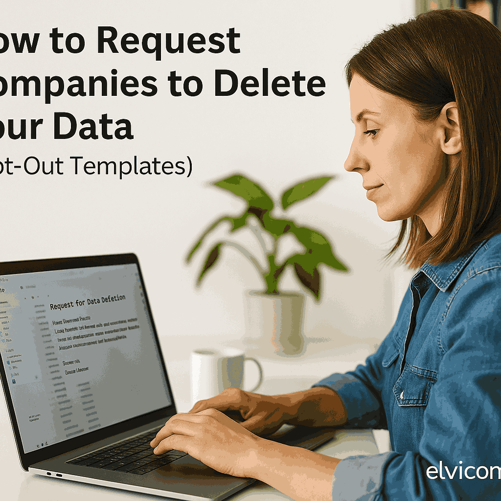 How to Request Companies to Delete Your Data (Opt-Out Templates)