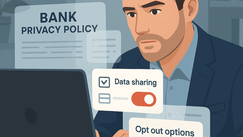 Is Your Bank Sharing Your Data? How to Opt Out